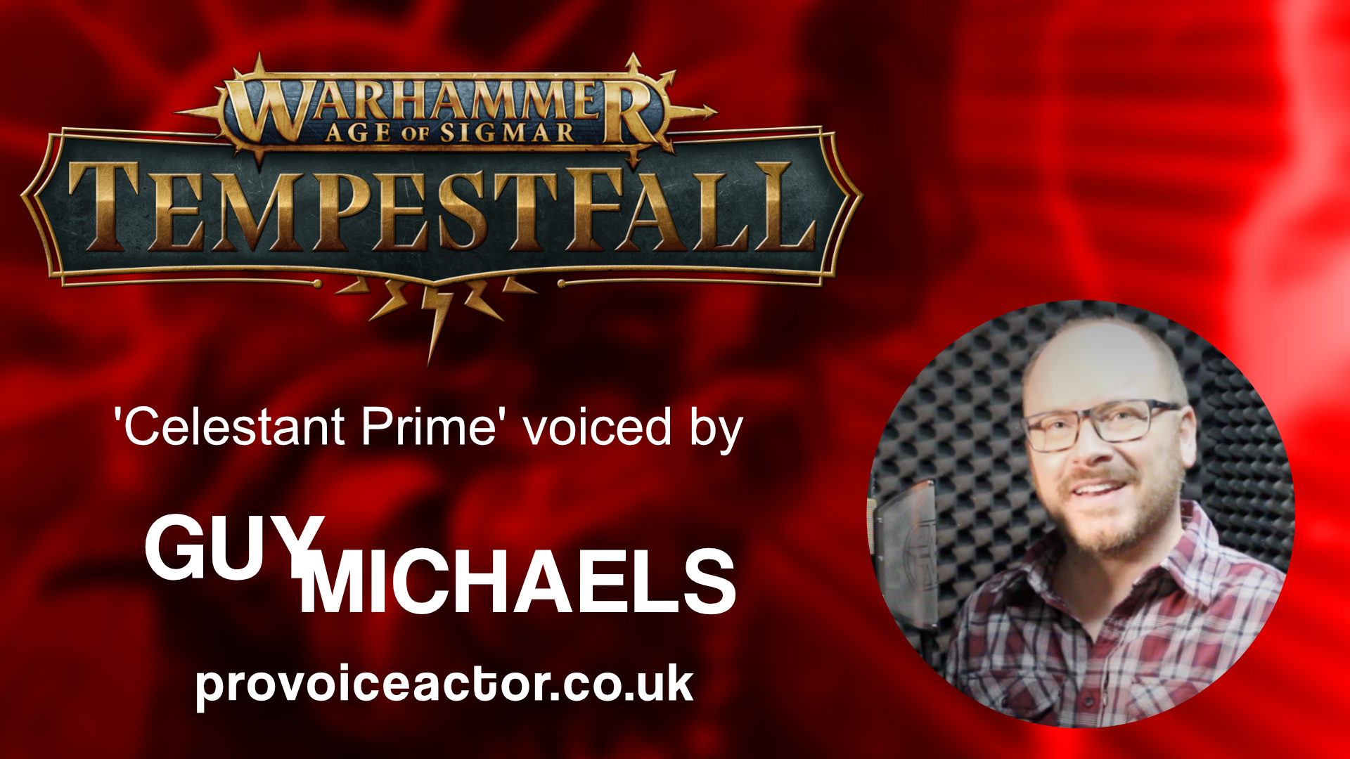 Voice actor for video games - Guy Michaels