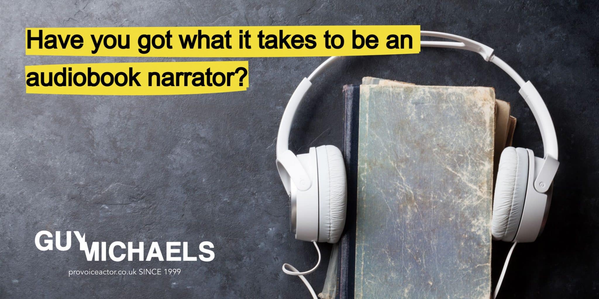 audiobook narration with Guy Michaels