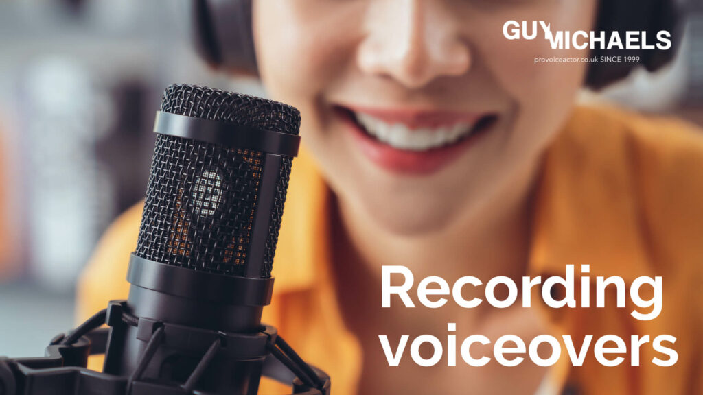 recording voiceovers for a small business