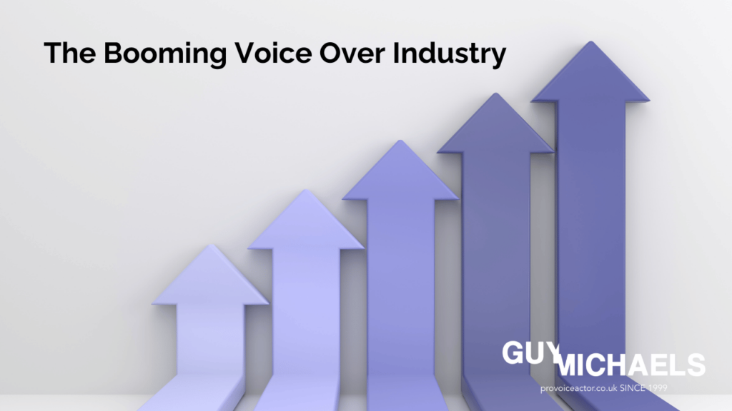 the booming voice over industry - British Male Voice Over Artist - Guy Michaels