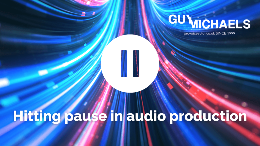 Hitting pause in audio production
