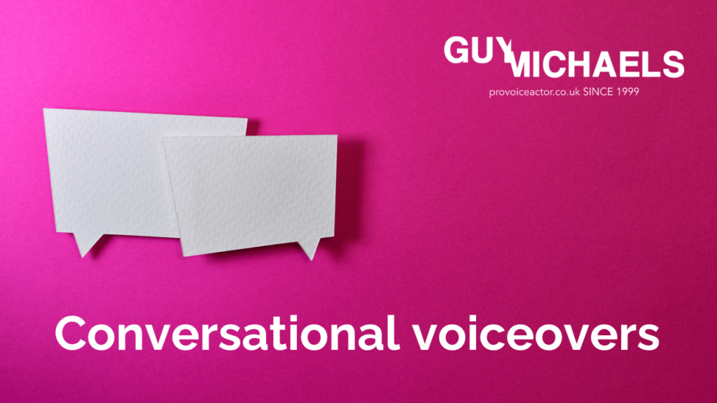 conversational voiceovers