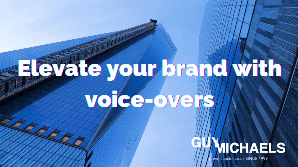 Elevate your brand with voice-overs