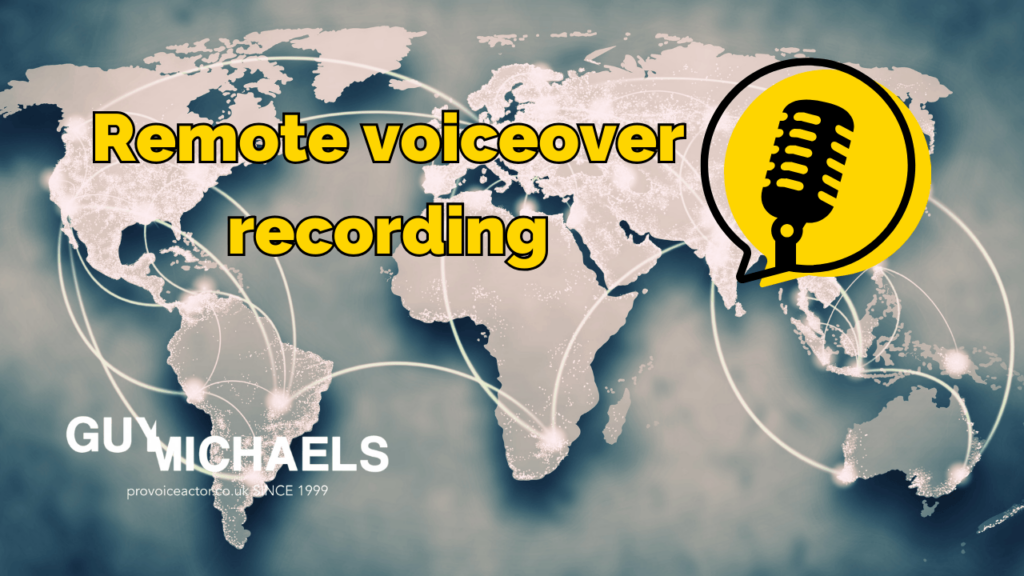Remote voiceover recording