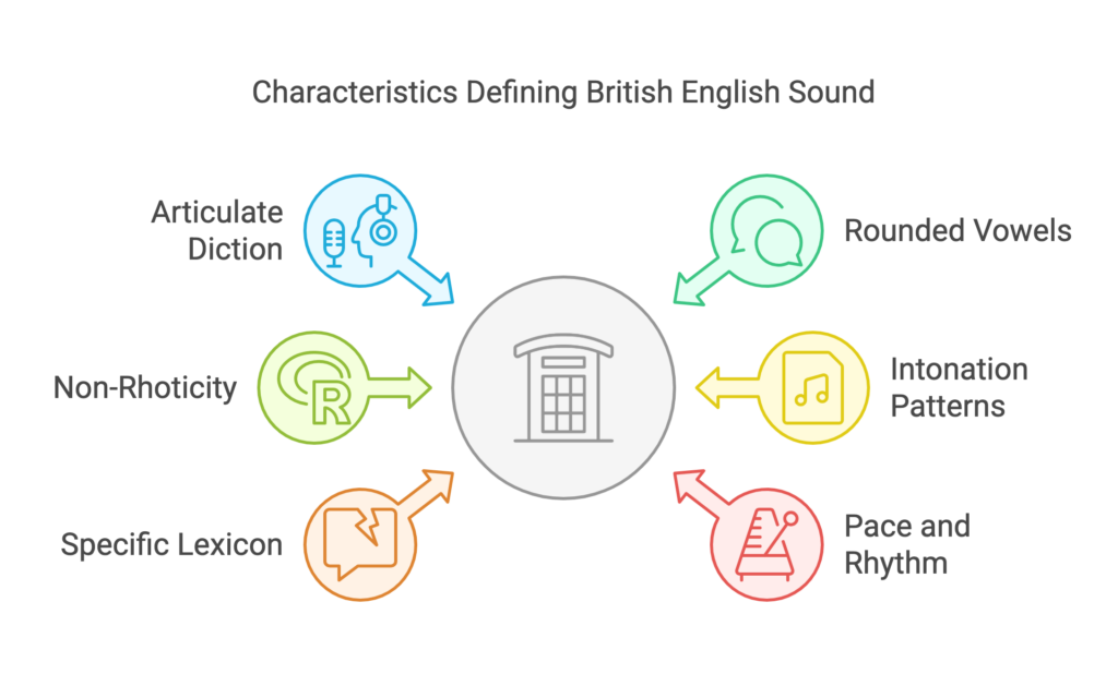 What makes the British voice unique