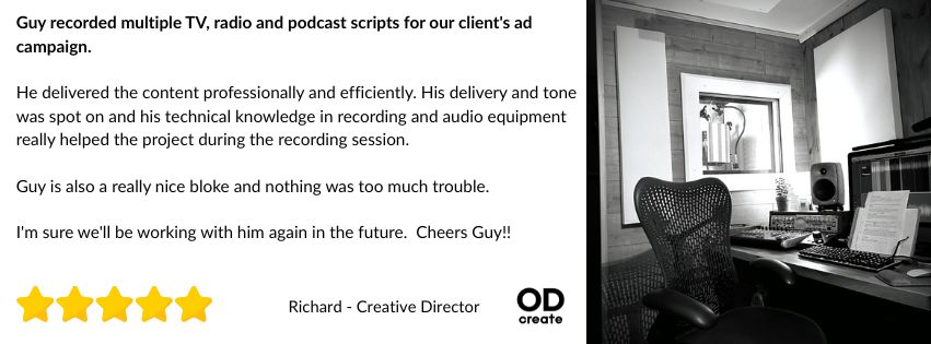 british male voice over demos guy michaels